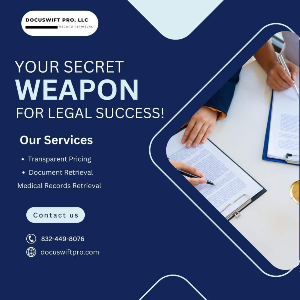 Record retrieval for legal support